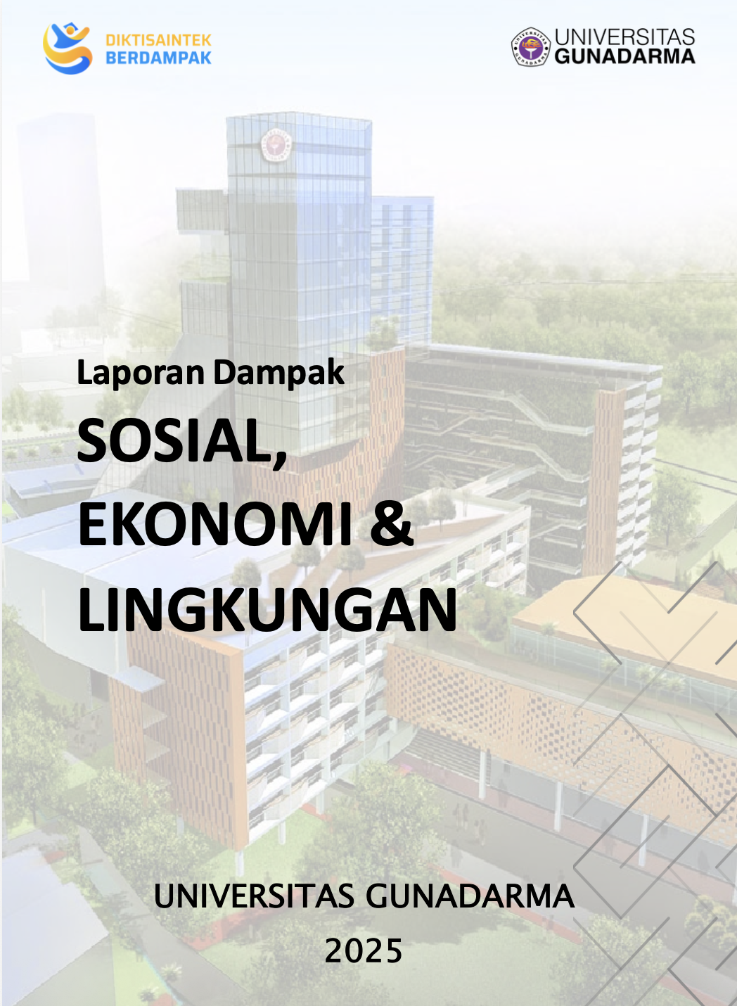 Laporan Dampak Sosial, Ekonomi dan Lingkungan Universitas Gunadarma Tahun 2025